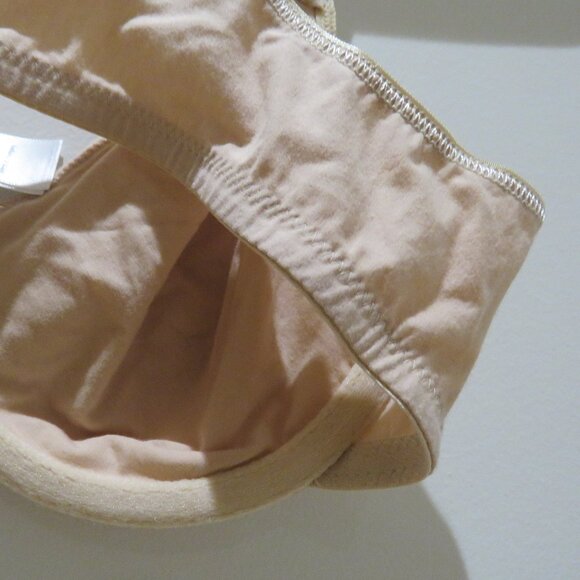 HANRO Cotton Sensation Underwire Bra in Beige Neutral Minimalist - Size 34B - Picture 12 of 14